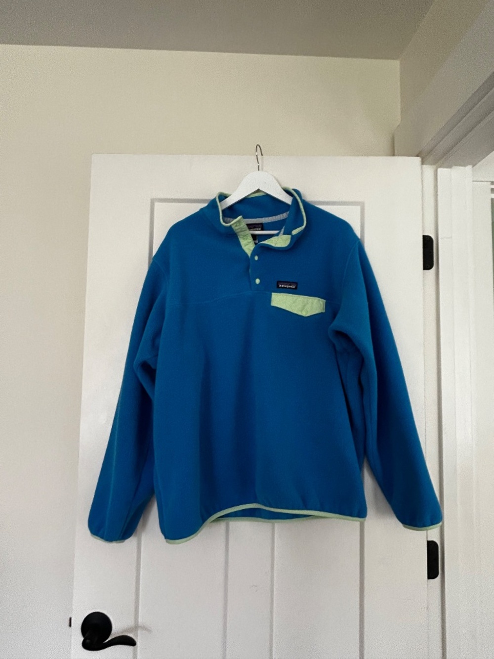 PATAGONIA SYNCHILLA BLUE PULLOVER Mens XXL  ~MINT~